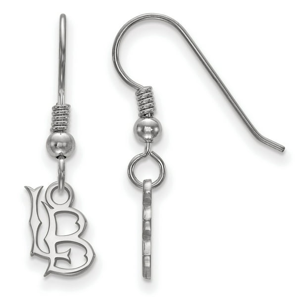 College Jewelry Cal State Long Beach Belly Ring in Stainless Steel and Sterling Silver College Jewelry Cal State Long Beach Belly Ring in Stainless Steel and Sterling Silver